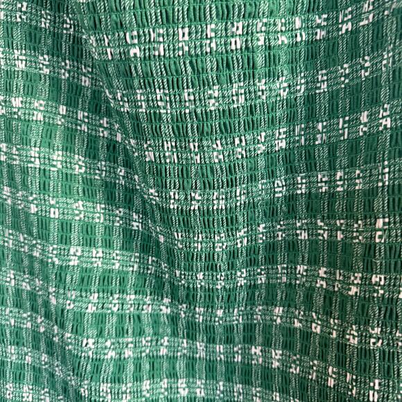 NWT HI FINEST Off the Shoulder Smocked Green Dress Size XL - Picture 5 of 8